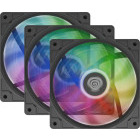 Ventilator Genesis OXAL 120 ARGB 120mm Black Three Fan Pack