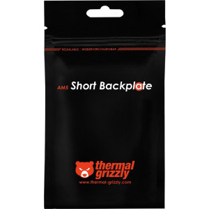 Thermal Grizzly AM5 Short Backplate TG-SB-R7000-R Black