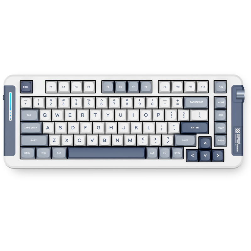 Tastatura Gaming MCHOSE X75 TKL Wireless Hyacinth Switch, Navy Blue