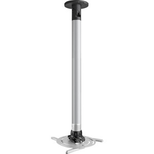Accesoriu proiector Vogels Suport tavan, tija de 80 cm, max. 20 kg, ∅ 30-337 mm, argintiu-negru