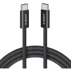 Cablu de date / adaptor Anker Zolo, USB-C Male la USB-C Male, 240 W, 1 m, Black