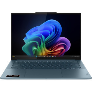 Lenovo 14.5'' Yoga Pro 7 14AKP10, 3K OLED 90Hz, Procesor AMD Ryzen™ Al 7 350 (16M Cache, up to 5.0 GHz), 32GB LPDDR5X, 1TB SSD, AMD Radeon 860M, No OS, Tidal Teal, 3Yr Onsite Premium Care