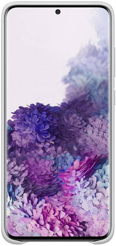 Samsung Protectie pentru spate Leather Light Gray pentru Galaxy S20 Plus/S20 Plus 5G