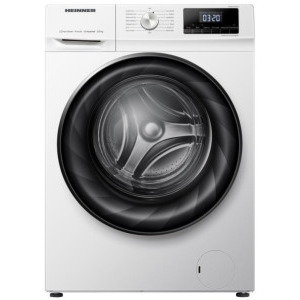 Masina de spalat rufe cu uscator Heinner HWDM-H9614A, 9 kg spalare, 6 kg uscare, 1400 RPM, Clasa A, Inverter, Pure Steam, Display, Alb