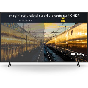 Sony Smart TV KD-75X75WL Seria X75WL 189cm negru 4K UHD HDR