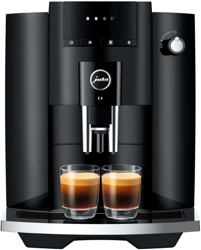 Espressor de cafea JURA E4 Negru, 1450W, 15bar, 1.9L