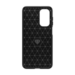 Lemontti Capac protectie spate Carbon Case Flexible Black pentru Galaxy A37
