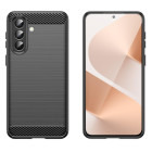Lemontti Capac protectie spate Carbon Case Flexible Black pentru Galaxy A57