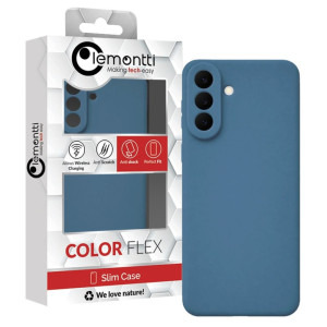 Lemontti Capac protectie spate Silicon Soft Slim Bleumarin pentru Galaxy A57