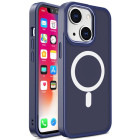 Lemontti Capac protectie spate Color Matte MagSafe Blue pentru  iPhone 15 Plus