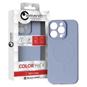 Lemontti Capac protectie spate Silicon MagSafe Grey pentru iPhone 15 Pro