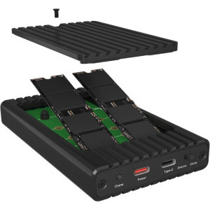 Icy Box IB-2817MCL-C31 M.2 NVMe SSD Black