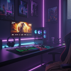 PC Gaming BALAUR Battle Pack Ultra 5 (include PC Gaming, Monitor Gaming, Mouse, Tastatura, Casti, Mouse pad)