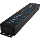 Hub USB Icy Box IB-HUB1717-U3 17-port USB 3.2 Gen 1 Hub Black