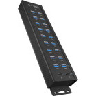 Hub USB Icy Box IB-HUB1720-U3 20-in-1 USB Hub Black