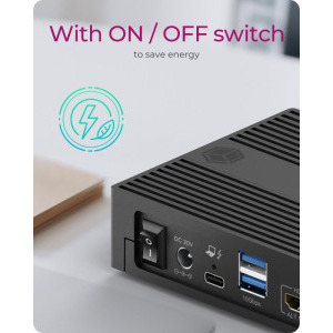 Icy Box Docking Station IB-DK2246AC, 100W Power Delivery, 3x 4K, Gigabit LAN