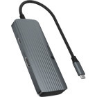 Icy Box Docking Station IB-DK4022a-CPD, USB Tip C, 6-in-1, 100W, redare 4K, 4x USB 3.0