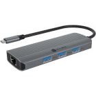 Icy Box Docking Station IB-DK4034a-CPD, USB-C, 6-in-1, incarcare 100W, redare 4K, Gigabit LAN