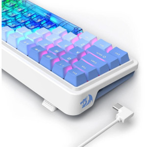 Redragon Nova Magnetic RGB White/Blue Linear Pink Switch Mecanica