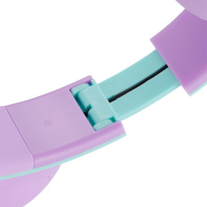 PowerLocus Over-Ear, Kids Cat Ears Purple/Teal