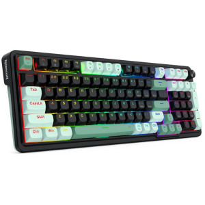 Redragon Eisa Magnetic RGB Black/Green  Clossed Buttom Pink Switch Mecanica