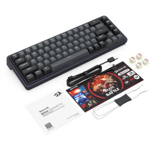 Redragon Nova Magnetic RGB Black Pink Switch Mecanica