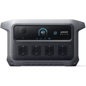 Anker Solix Statie de alimentare portabila C2000 Gen 2, 2048 Wh, 2400 W, LiFePO4