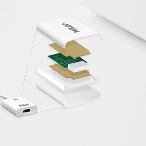 ATEN DisplayPort Male la HDMI 4K Female
