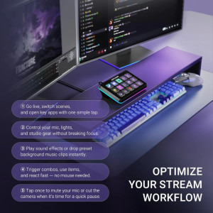Fifine D6 Stream Controller RGB Black