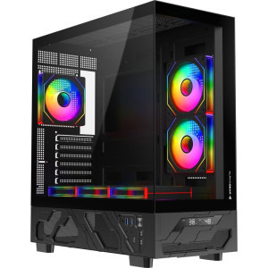 Gaming DRAGON Max Powered by AMD, AMD Ryzen 7 7800X3D 4.2GHz, 32GB DDR5, 1TB SSD, RX 9070 GRE 12GB GDDR6, Iluminare RGB