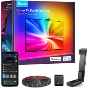 Govee Banda LED pentru TV RGB Smart H60993D2, Wi-Fi, Bluetooth, 5 m, diagonala 75-85 inch