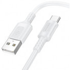 Cablu de date / adaptor Borofone BX111, USB Male la USB-C Male, 1 m, White