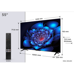 TCL Smart TV 55P69K Seria P69K 139cm 4K UHD HDR