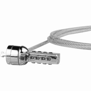 Natec Cablu de securitate cu cifru, lungime 1.8m, Argintiu