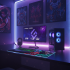 Gaming BALAUR Battle Pack Ultra 5 (include PC Gaming, Monitor Gaming, Mouse, Tastatura, Casti, Mouse pad)