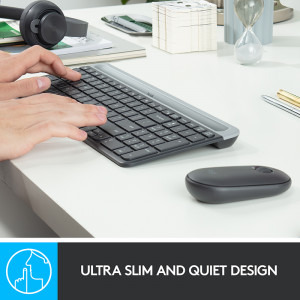 Logitech MK470 Slim Wireless Combo Graphite