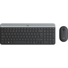 Kit periferice Logitech MK470 Slim Wireless Combo Graphite