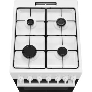 Electrolux LKK520032W, Mixt, 4 arzatoare, Aprindere integrata, Sistem de siguranta, Grill, Timer, Clasa A, 50 cm, Alb