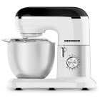 Heinner Mixer planetar HPM-1300WHBK, 5L, Alb/Argintiu