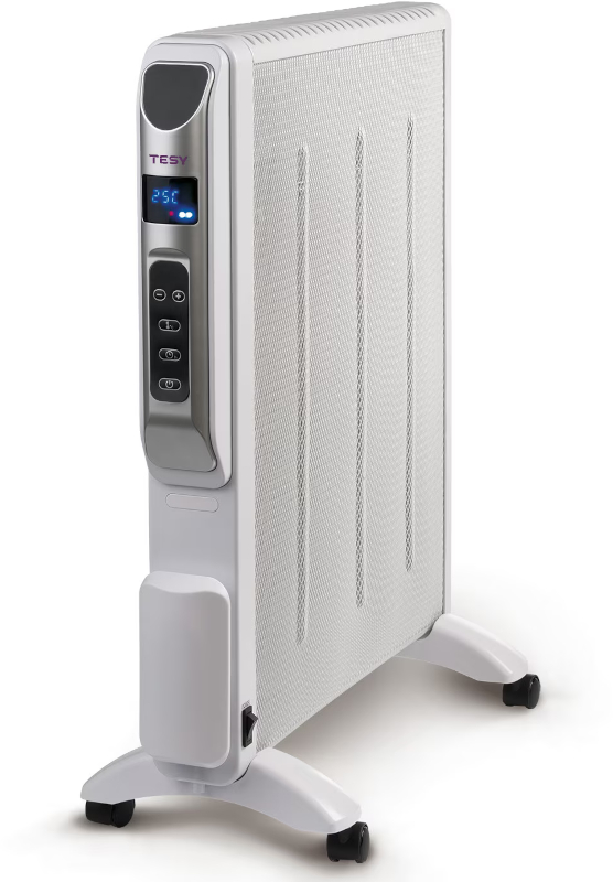 Tesy Convector de podea CN 222 MC, 2000 W, Termostat reglabil, Telecomanda, Alb