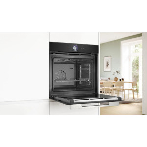 Bosch HRG7361B1, Electric, 71 L, Multifunctional, EcoClean Direct, Added Steam, Grill, Air Fry, Clasa A+, Negru