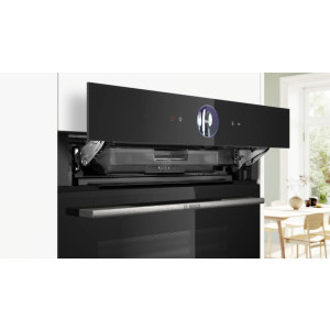 Bosch HRG7361B1, Electric, 71 L, Multifunctional, EcoClean Direct, Added Steam, Grill, Air Fry, Clasa A+, Negru