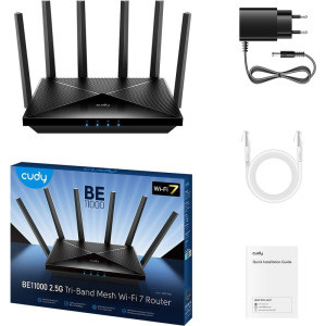CUDY 2.5Gigabit WR6500H Dual-Band WiFi 7