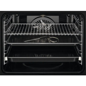 AEG OS6PB631AB, Electric, 71 L, Autocuratare pirolitica, Assisted Cooking, My AEG Care, Grill, Clasa A++, Negru