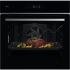 Cuptor incorporabil AEG OS6PB631AB, Electric, 71 L, Autocuratare pirolitica, Assisted Cooking, My AEG Care, Grill, Clasa A++, Negru