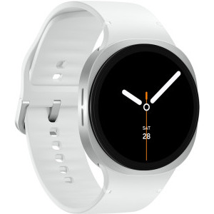 Samsung Galaxy Watch 8, LTE, 40 mm, Silver, Wi-Fi, Bluetooth, GPS, NFC, Rezistent la apa