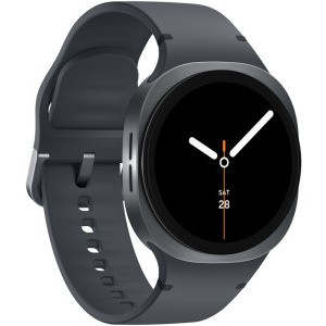 Samsung Galaxy Watch 8, 40 mm, Graphite, Wi-Fi, Bluetooth, GPS, NFC, Rezistent la apa