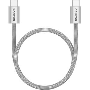 Cablu de date / adaptor Canyon USB-C Male la USB-C Male, 1 m , Grey