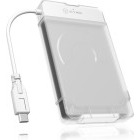 Rack Icy Box IB-AC703-C, 1x USB-C 3.0, 2.5 inch, Transparent