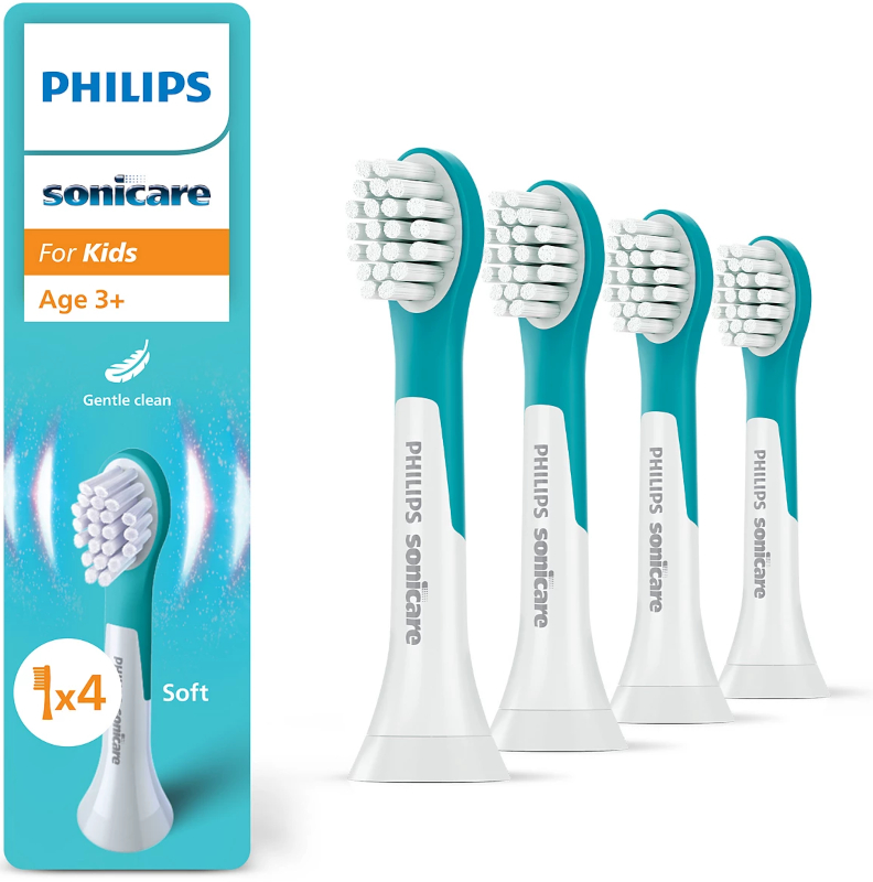 Philips Sonicare Rezerve periuta de dinti electrica Kids Compact HX6034/90 Alb, 4 buc